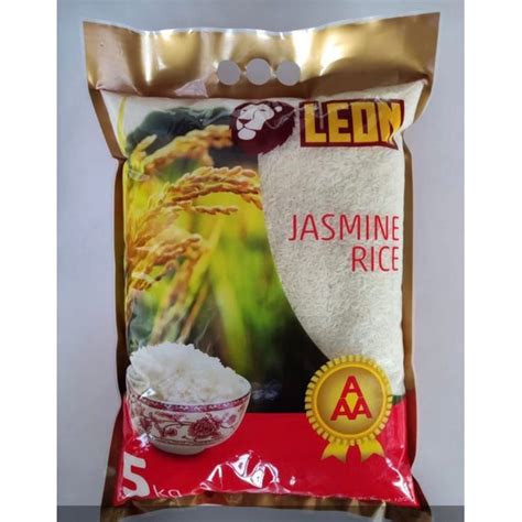 Jual Beras Thailand Jasmine Leon Merah 5 Kg Shopee Indonesia