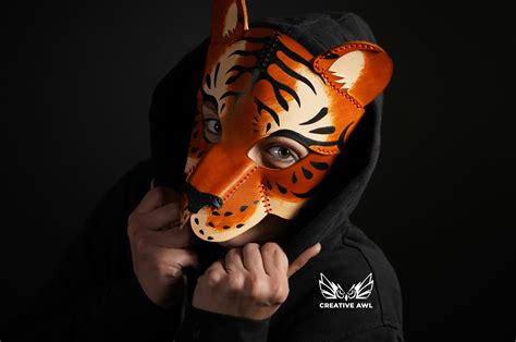 Tiger Mask [PDF & DXF pattern] - Creative Awl Studio