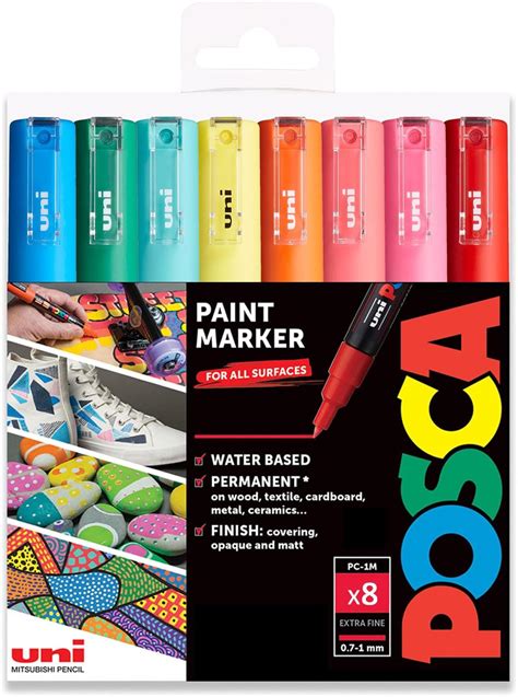 Uni Posca Pc M Paint Pen Art Marker Stift Professionelle Pen Set