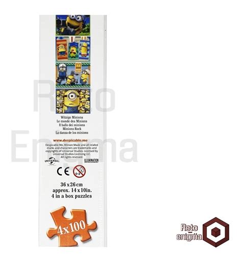 Rompecabezas Ravensburger Minions 4 Rompecabezas De 100 Pzas MercadoLibre