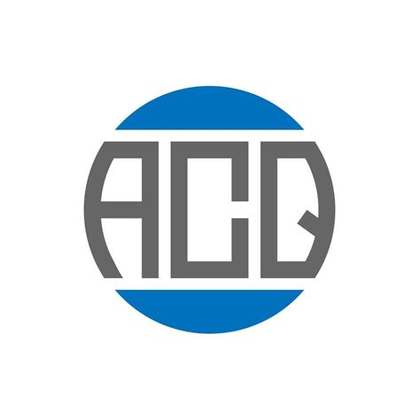 ACQ letter logo design on white background. ACQ creative initials ...