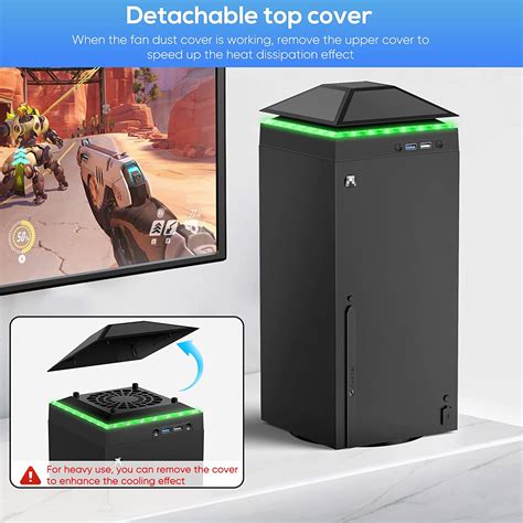 Fastsnail Cooling Fan Dust Cover For Xbox Series X Console Cooling