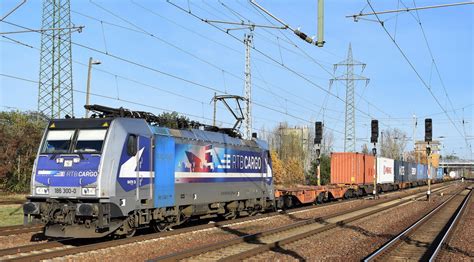 RTB CARGO GmbH Düren D mit der Railpool Lok 186 300 0 NVR Nummer