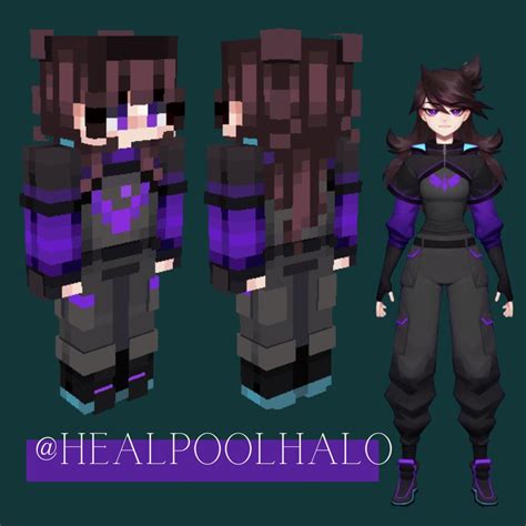 Minecraft Cyborg Enderman Skin