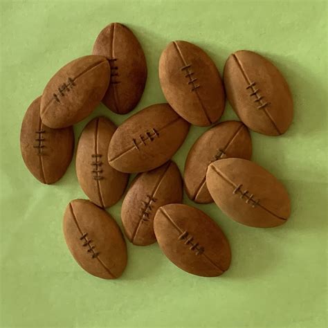 Rugby Balls Edible Cake Decorations