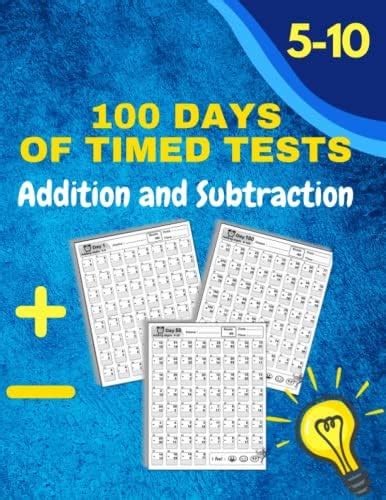 سعر timed tests addition and subtraction 100 days of speed drills