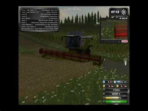 Ls Dreschen Mit Dem Claas Lexion Tt Von Sfm Teil Youtube