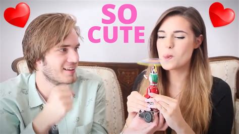 Pewdiepie And Marzia Cute Funny Moment Compilation All In One Youtube