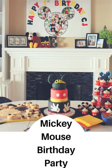 Mickey Mouse Themed Birthday Party Festas De Anivers Rio G Meos