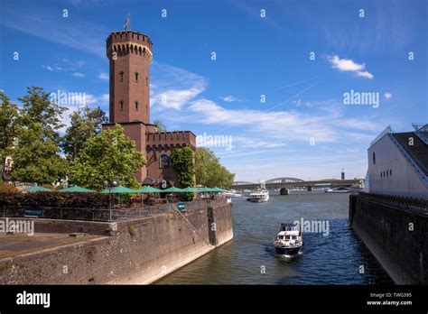 Germany Cologne The Malakoff Tower At The Rheinau Harbour On The