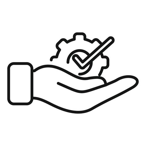 Keep Gear Expertise Icon Outline Vector Quality Ability 15154785