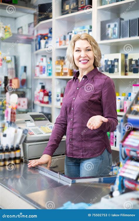 Mature Woman Clerk Of A Convenience Store Telegraph