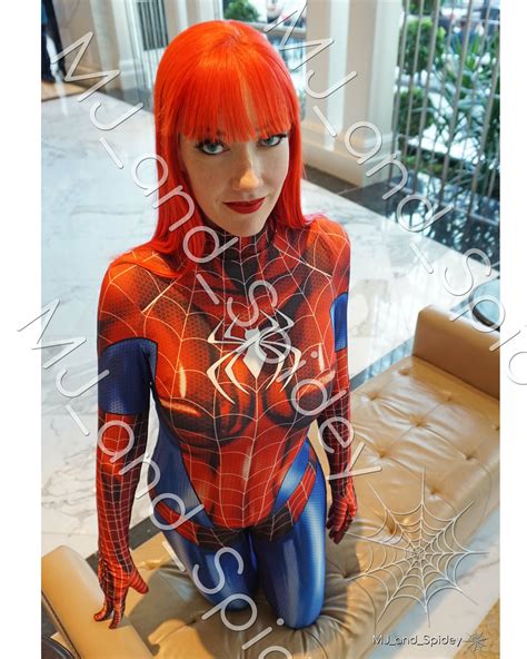 Marvel Spider-man Mary Jane Watson Classic Spider-suit Magfest 1 ...