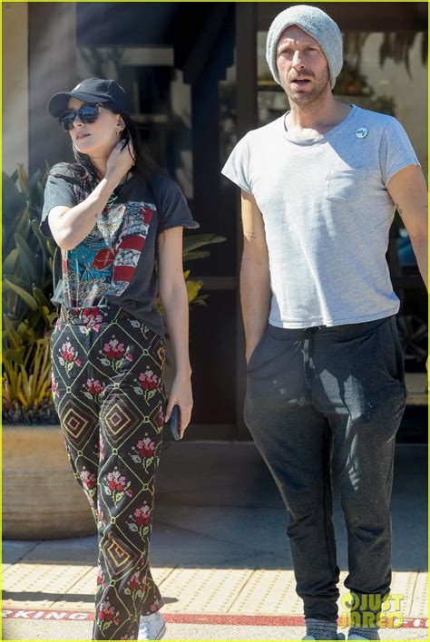 Dakota Johnson Chris Martin Keep Close On Coffee Date In Malibu