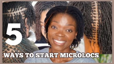 5 DIFFERENT WAYS YOU CAN START MICROLOCS Starterlocs Sisterlocks