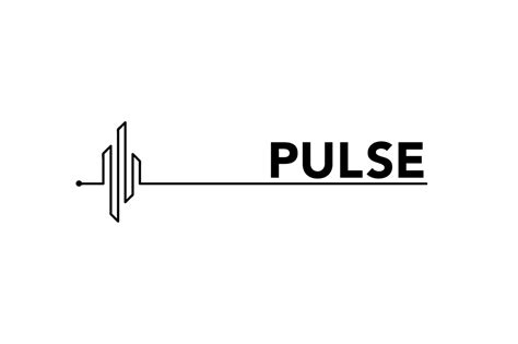 Pulse Logo Black And White Brands Logos