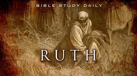 Ruth 1 4 Bible Study Daily