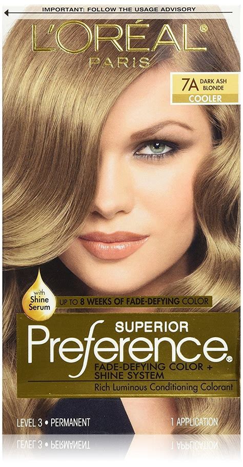 Dark Ash Blonde Hair Color Loreal Warehouse Of Ideas