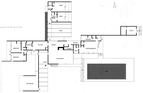 Austin House Plans With Kaufmann Desert House Richard Neutra 1946 The