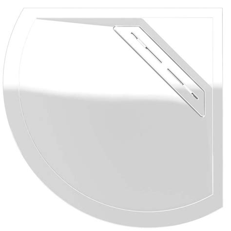 Kudos Connect 2 Left Hand Offset Quadrant Slip Resistant Shower Tray