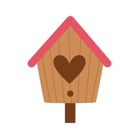 Premium Vector Vector Illustration Of Cartoon Birdhouse Isolated On