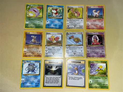 LOT DE CARTES Pokemon Set De Base Wizard Edition 1 Et 2 EUR 7 00