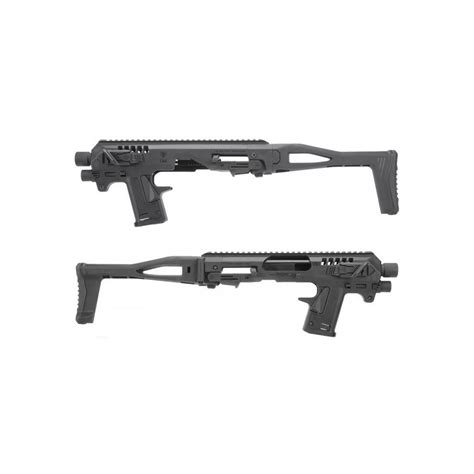 CAA MICRO RONI KIT CARBINE CONVERSION KIT FOR GLOCK 17-19-22 SERIES BLACK (CD-SK8B)