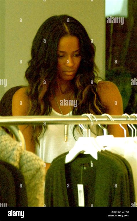 Ciara Shows Off Her New Hair Extensions While Shopping In West