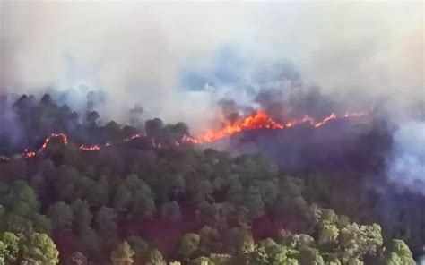 46 Incendios Forestales Activos En México 8 En áreas Naturales