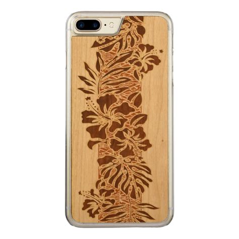 25 Off On Kalaheo Hawaiian Hibiscus Tapa Carved Iphone 7 Plus Case