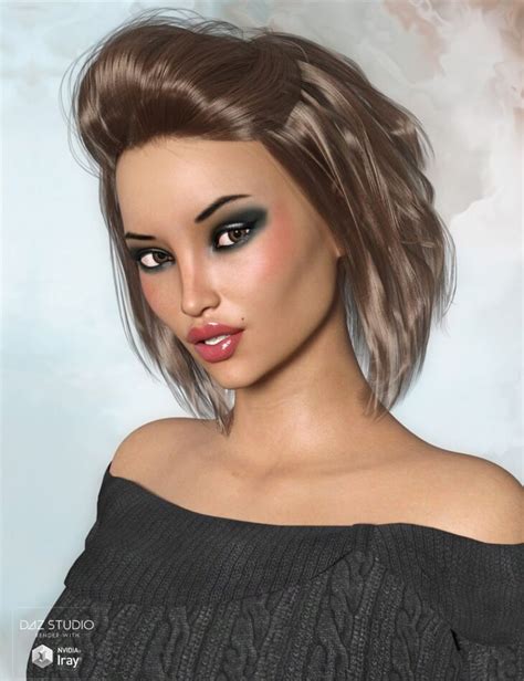 Rhio Hair For Genesis 3 Female S And Genesis 2 Female S Render State