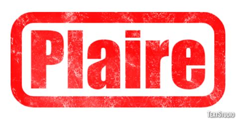 Plaire Text Effect And Logo Design Word