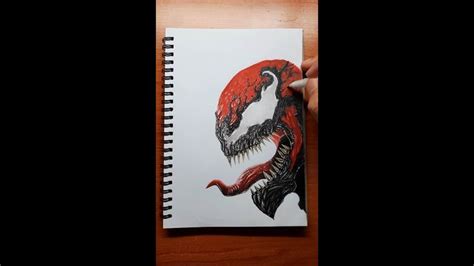 Drawing Carnage in venom 2 fanart.#short #venom #venom2 #carnage