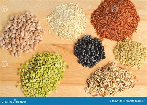 Dry Grain Array Stock Photo Image Of Bowl Health Containers 18329118