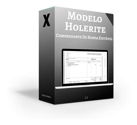 Modelo Holerite Comprovante De Renda Edit Vel Atualizado Parcelamento