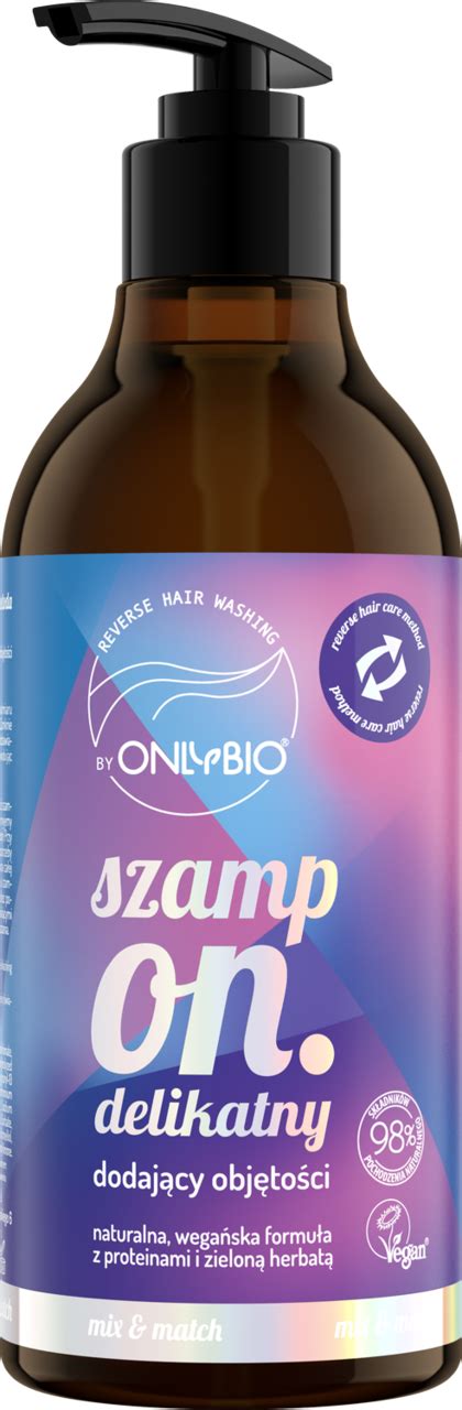 ONLYBIO Reverse Washing szampon do włosów delikatny dodający