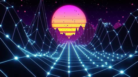 Retro Moon - Stock Motion Graphics | Motion Array