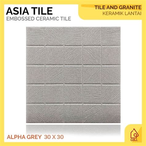 Jual Keramik Asia Tile 25x25 Alpha Grey Keramik Lantai Kamar Mandi