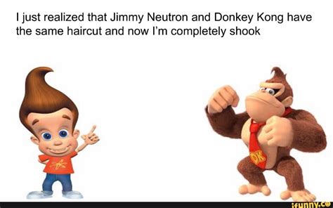 Donkey Kong Jimmy Neutron Hair - canvas-valley