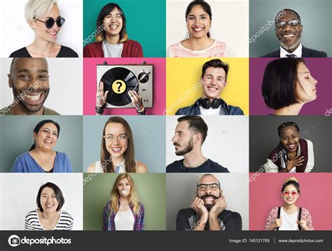 Happy people faces Stock Photo by ©Rawpixel 145121769