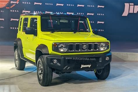 Maruti Jimny 5 Door Revealed At Auto Expo 2023 Design Features