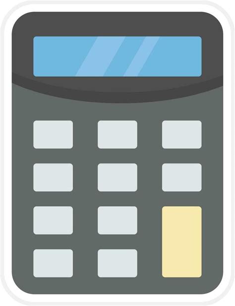 Calculator Vector Icon 33182102 Vector Art At Vecteezy