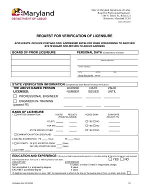 Fillable Online Dllr State Md Us Forms Indexforms Maryland