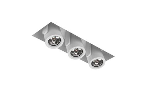 MR16 MXGU10SRTL3 MX MR16 LED GU10 Semi Recessed Multiple Trimless 3