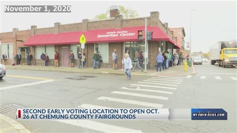 Second Early Voting Location To Open At Chemung County Fairgrounds