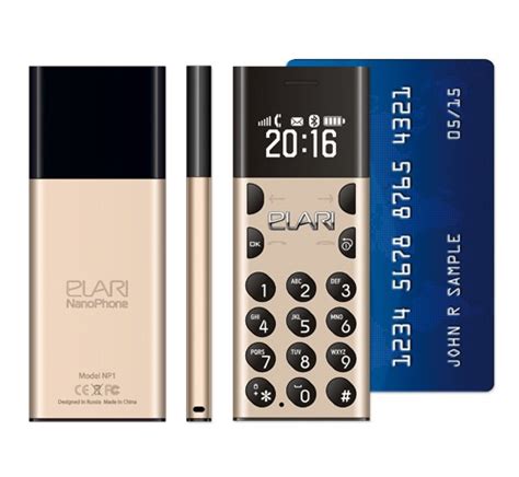 Мобильный телефон ELARI NanoPhone. Цена 1292 ₽. Доставка по России