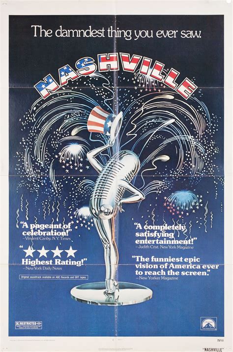 Nashville 1975 U S One Sheet Poster Posteritati Movie Poster Gallery