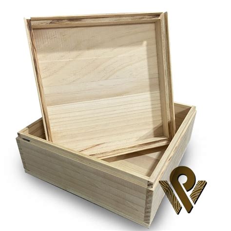 Wooden Storage Box Pine Wood Custom Size De Woodpanel Resources