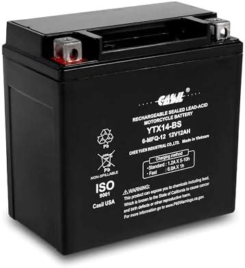 Amazon Ytx Bs Atv Battery High Performance Maintenance Free