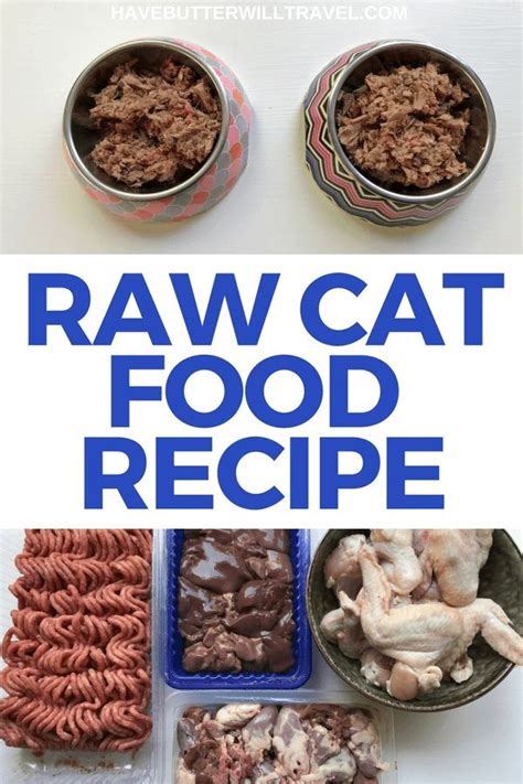 Raw Cat Food Recipe A Recipe Made Using Real Food Easily Found In The